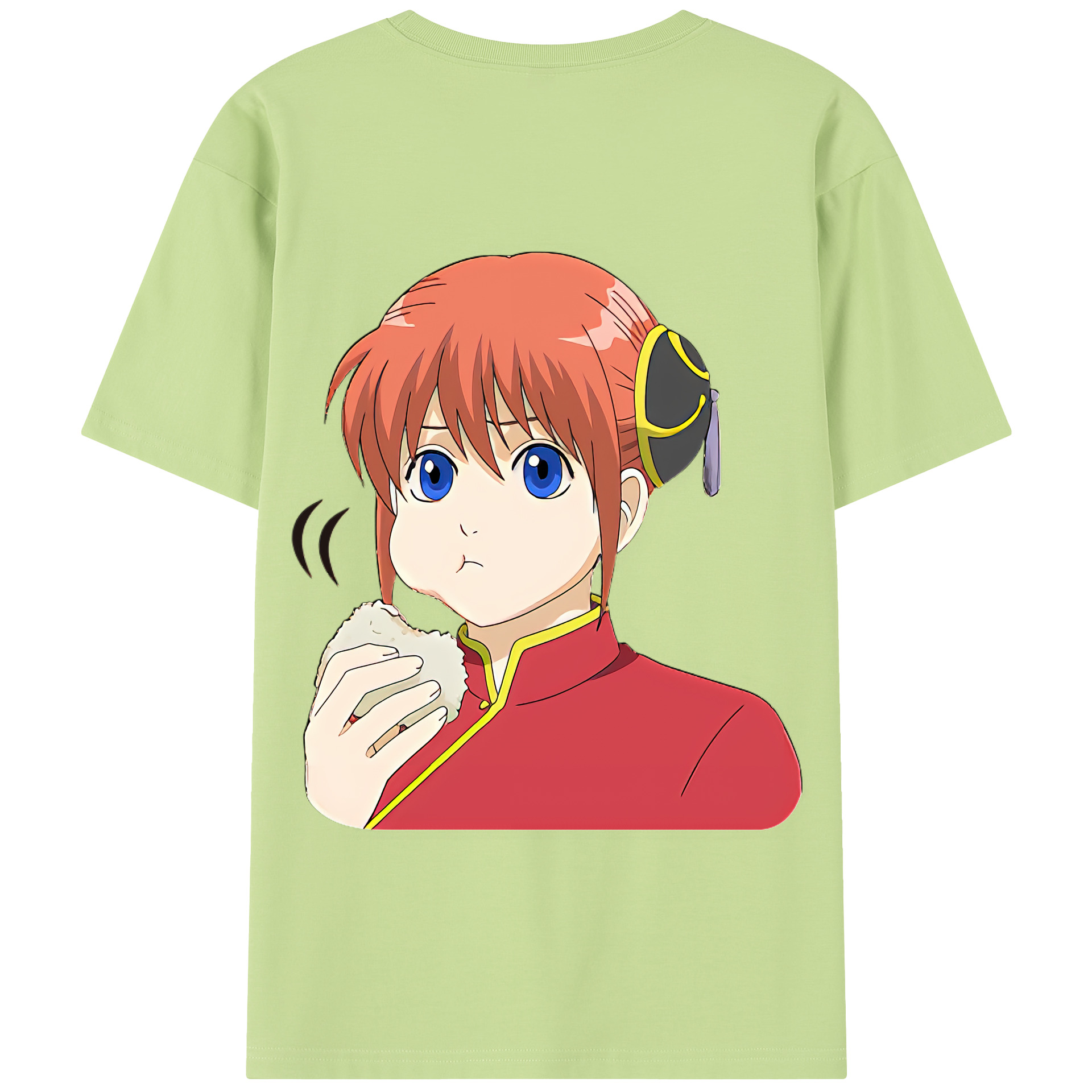 （画像用） ぎんたま 坂田銀時（さかたぎんとき） 神楽 志村新八（しむら しんぱち） GINTAMA Sakata Gintoki Kagura Shimura Shinpachi 綿100％半袖Tシャツ（背面プリント）